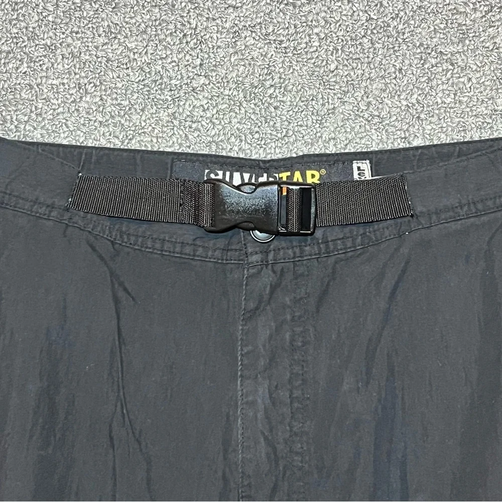 Vintage Levis Silvertab Cargo Shorts Mens Size 36 Black Baggy Skate Hip Hop 90s
